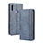 Funda de Cuero Cartera con Soporte Carcasa BY4 para Samsung Galaxy M11 Azul