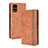 Funda de Cuero Cartera con Soporte Carcasa BY4 para Samsung Galaxy M31s Marron