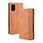 Funda de Cuero Cartera con Soporte Carcasa BY4 para Samsung Galaxy M40S Marron