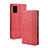 Funda de Cuero Cartera con Soporte Carcasa BY4 para Samsung Galaxy M40S Rojo