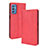 Funda de Cuero Cartera con Soporte Carcasa BY4 para Samsung Galaxy M52 5G Rojo