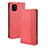 Funda de Cuero Cartera con Soporte Carcasa BY4 para Samsung Galaxy M60s Rojo