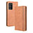 Funda de Cuero Cartera con Soporte Carcasa BY4 para Samsung Galaxy Note 20 5G Marron