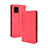 Funda de Cuero Cartera con Soporte Carcasa BY4 para Sharp Aquos Zero6 Rojo