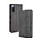 Funda de Cuero Cartera con Soporte Carcasa BY4 para Sony Xperia 10 III SO-52B Negro