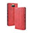 Funda de Cuero Cartera con Soporte Carcasa BY4 para Sony Xperia 10 Plus Rojo