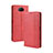 Funda de Cuero Cartera con Soporte Carcasa BY4 para Sony Xperia 8 Lite Rojo