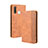 Funda de Cuero Cartera con Soporte Carcasa BY4 para Vivo iQOO U3 4G Marron