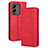 Funda de Cuero Cartera con Soporte Carcasa BY4 para Vivo V25 Pro 5G Rojo