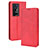 Funda de Cuero Cartera con Soporte Carcasa BY4 para Vivo X70 Pro+ Plus 5G Rojo