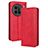 Funda de Cuero Cartera con Soporte Carcasa BY4 para Vivo X90 Pro+ Plus 5G Rojo