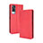 Funda de Cuero Cartera con Soporte Carcasa BY4 para Vivo Y51A Rojo