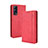 Funda de Cuero Cartera con Soporte Carcasa BY4 para Vivo Y52 5G Rojo