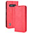 Funda de Cuero Cartera con Soporte Carcasa BY4 para Xiaomi Black Shark 4S 5G Rojo