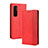 Funda de Cuero Cartera con Soporte Carcasa BY4 para Xiaomi Mi Note 10 Lite Rojo