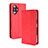 Funda de Cuero Cartera con Soporte Carcasa BY4 para Xiaomi Poco F3 GT 5G Rojo