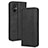 Funda de Cuero Cartera con Soporte Carcasa BY4 para Xiaomi Poco M5 4G Negro