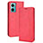 Funda de Cuero Cartera con Soporte Carcasa BY4 para Xiaomi Redmi 10 Prime Plus 5G Rojo