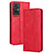 Funda de Cuero Cartera con Soporte Carcasa BY4 para Xiaomi Redmi 11 Prime 4G Rojo