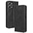 Funda de Cuero Cartera con Soporte Carcasa BY4 para Xiaomi Redmi 12 4G Negro