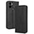 Funda de Cuero Cartera con Soporte Carcasa BY4 para Xiaomi Redmi A1 Plus Negro