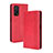 Funda de Cuero Cartera con Soporte Carcasa BY4 para Xiaomi Redmi K30S 5G Rojo