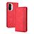 Funda de Cuero Cartera con Soporte Carcasa BY4 para Xiaomi Redmi K40 Pro+ Plus 5G Rojo