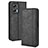 Funda de Cuero Cartera con Soporte Carcasa BY4 para Xiaomi Redmi K50i 5G Negro