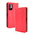 Funda de Cuero Cartera con Soporte Carcasa BY4 para Xiaomi Redmi Note 10 JE 5G Rojo