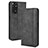 Funda de Cuero Cartera con Soporte Carcasa BY4 para Xiaomi Redmi Note 11 4G (2022) Negro