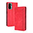 Funda de Cuero Cartera con Soporte Carcasa BY4 para Xiaomi Redmi Note 11 SE India 4G Rojo