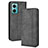 Funda de Cuero Cartera con Soporte Carcasa BY4 para Xiaomi Redmi Note 11E 5G Negro