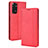 Funda de Cuero Cartera con Soporte Carcasa BY4 para Xiaomi Redmi Note 11S 4G Rojo