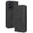 Funda de Cuero Cartera con Soporte Carcasa BY4 para Xiaomi Redmi Note 12 4G Negro