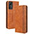 Funda de Cuero Cartera con Soporte Carcasa BY4 para Xiaomi Redmi Note 12S Marron