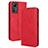 Funda de Cuero Cartera con Soporte Carcasa BY4 para Xiaomi Redmi Note 12S Rojo