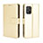 Funda de Cuero Cartera con Soporte Carcasa BY5 para Asus Zenfone 8 ZS590KS Oro