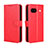 Funda de Cuero Cartera con Soporte Carcasa BY5 para Google Pixel 8a 5G Rojo