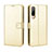 Funda de Cuero Cartera con Soporte Carcasa BY5 para HTC Desire 22 Pro 5G Oro