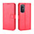 Funda de Cuero Cartera con Soporte Carcasa BY5 para Huawei Nova 9 SE Rojo