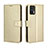 Funda de Cuero Cartera con Soporte Carcasa BY5 para Motorola Moto Edge 30 Neo 5G Oro