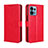 Funda de Cuero Cartera con Soporte Carcasa BY5 para Motorola Moto Edge Plus (2023) 5G Rojo