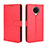 Funda de Cuero Cartera con Soporte Carcasa BY5 para Nokia 6.3 Rojo