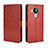 Funda de Cuero Cartera con Soporte Carcasa BY5 para Nokia 7.3 Marron