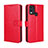 Funda de Cuero Cartera con Soporte Carcasa BY5 para Nokia C22 Rojo