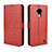 Funda de Cuero Cartera con Soporte Carcasa BY5 para Nokia C30 Marron