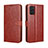 Funda de Cuero Cartera con Soporte Carcasa BY5 para Nokia G100 Marron