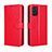 Funda de Cuero Cartera con Soporte Carcasa BY5 para Nokia G100 Rojo