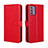 Funda de Cuero Cartera con Soporte Carcasa BY5 para Nokia G310 5G Rojo