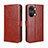 Funda de Cuero Cartera con Soporte Carcasa BY5 para OnePlus Ace 2V 5G Marron